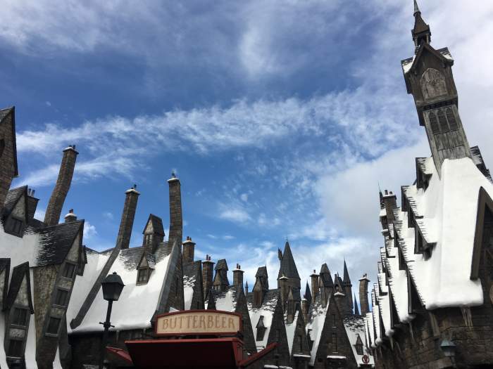 Butterbeer at the Wizarding World of Harry Potter.